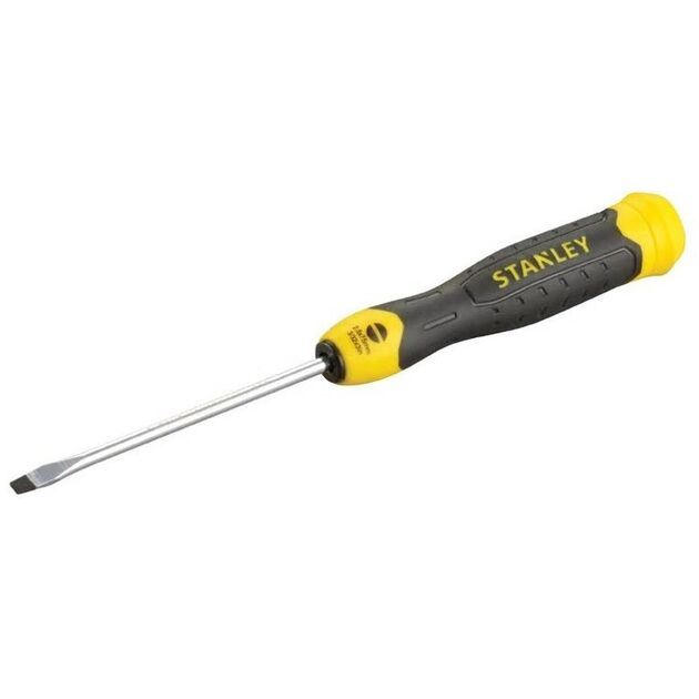 Stanley Викрутка CushionGrip, плоска, SL3х75мм, фото  | SNABZHENIE.com.ua