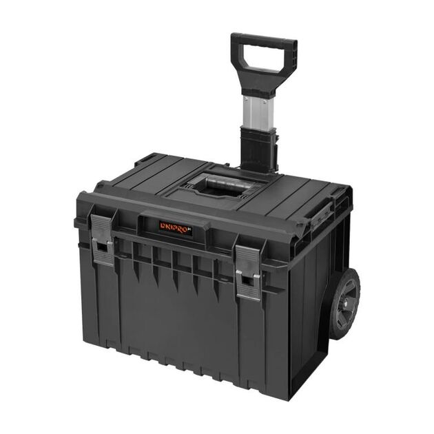 Dnipro-M Ящик для інструменту S-Box BC500 з колесами, телескоп. ручка, 50 л, фото  | SNABZHENIE.com.ua