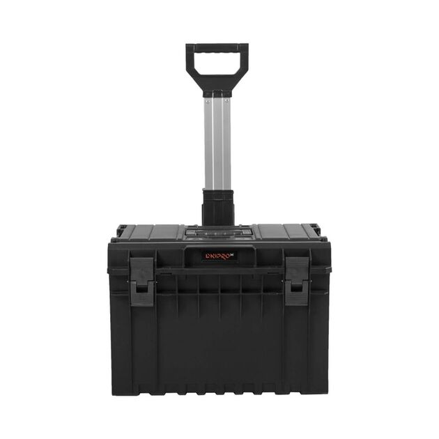 Dnipro-M Ящик для інструменту S-Box BC500 з колесами, телескоп. ручка, 50 л, фото , зображення 3 | SNABZHENIE.com.ua