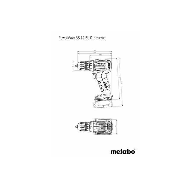 Metabo BS 12 BL Quick, фото , изображение 4 | SNABZHENIE.com.ua