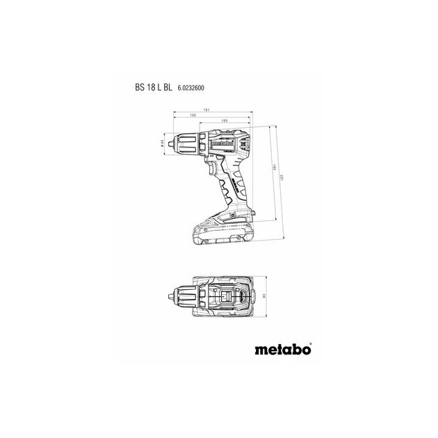 Metabo BS 18 L BL, фото , изображение 3 | SNABZHENIE.com.ua