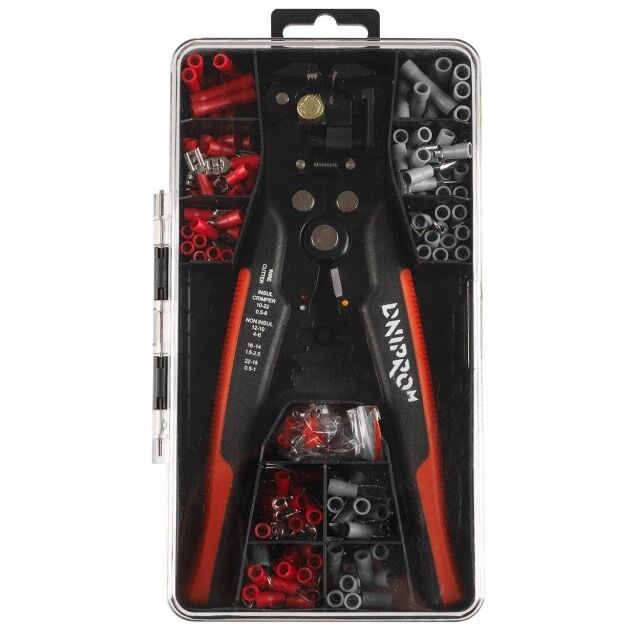 Dnipro-M Набор для снятия изоляции и обжимки 205 мм, рабочий диаметр 0,5-4 мм, фото , зображення 6 | SNABZHENIE.com.ua Dnipro-M Набор для снятия изоляции и обжимки 205 мм, рабочий диаметр 0,5-4 мм, фото , зображення 6 | SNABZHENIE.com.ua