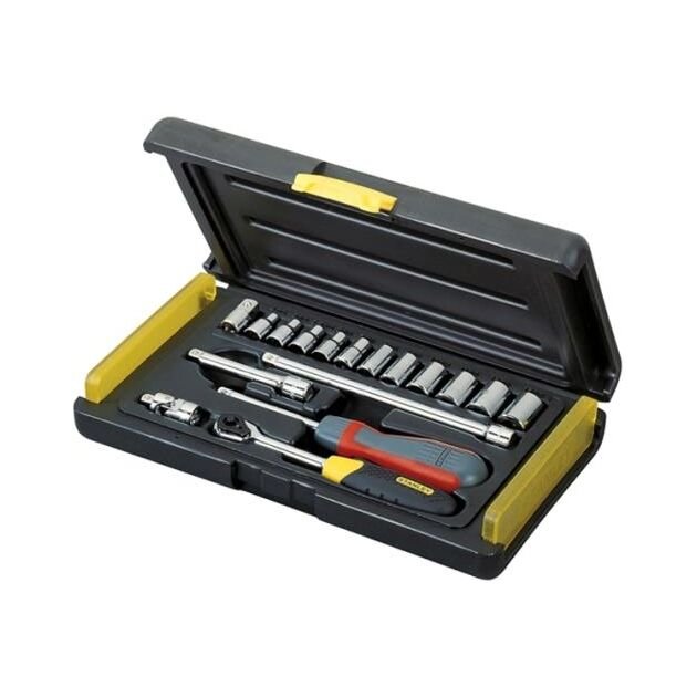 Stanley Набір інструменту, Набір торцевих головок, 1/4", 17 од., кейс, фото  | SNABZHENIE.com.ua