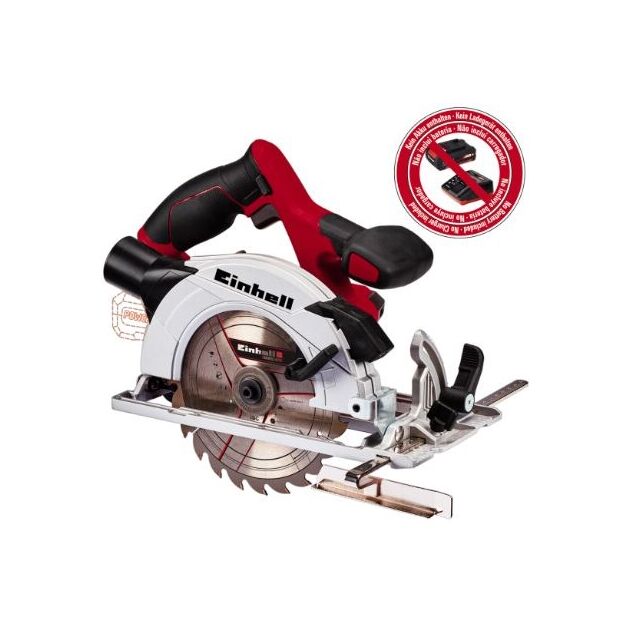 Einhell TE-CS 18/165 Li-Solo акумуляторна циркулярна, фото  | SNABZHENIE.com.ua