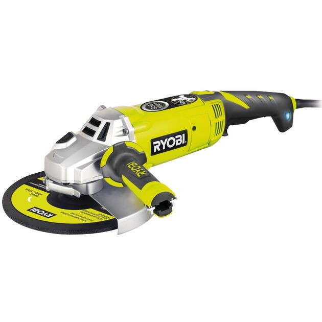 Ryobi Шліфмашина кутова EAG2000-G, 230мм, 2000Вт, 6000 об / хв, 6 кг, фото , зображення 6 | SNABZHENIE.com.ua Ryobi Шліфмашина кутова EAG2000-G, 230мм, 2000Вт, 6000 об / хв, 6 кг, фото , зображення 6 | SNABZHENIE.com.ua
