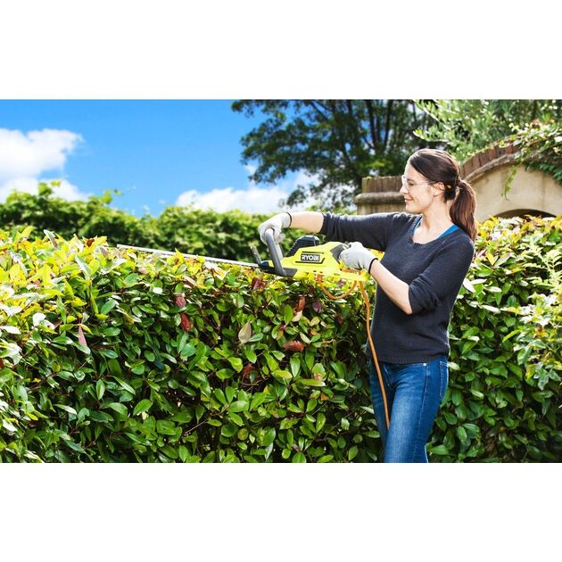 Ryobi Кущоріз садовий ONE + Hybrid OHT1850H, 18 / 220В, 50см, solo (без АКБ і ЗУ), фото , зображення 3 | SNABZHENIE.com.ua Ryobi Кущоріз садовий ONE + Hybrid OHT1850H, 18 / 220В, 50см, solo (без АКБ і ЗУ), фото , зображення 3 | SNABZHENIE.com.ua