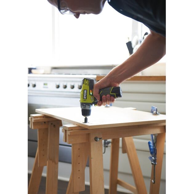 Ryobi Шуруповерт R12DD-L13S акумуляторний, 12В Li-Ion, 2-скор., 1х1.3Aч, 10мм, ЗП, сумка, фото , зображення 6 | SNABZHENIE.com.ua