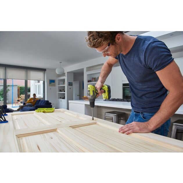 Ryobi Шуруповерт R18DD3-220S акумуляторний, 18В, 2-скор., 2год-аккум., 2.0 А / ч, сумка, фото , изображение 4 | SNABZHENIE.com.ua