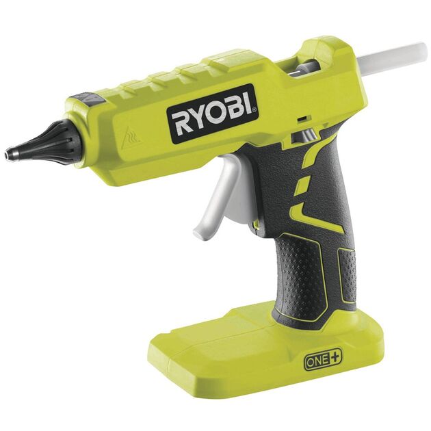 Ryobi Пістолет клейовий ONE + R18GLU-0 акумуляторний, 11 мм, Dсопла 3 мм, 18В, solo (без АКБ і ЗУ), фото , зображення 2 | SNABZHENIE.com.ua Ryobi Пістолет клейовий ONE + R18GLU-0 акумуляторний, 11 мм, Dсопла 3 мм, 18В, solo (без АКБ і ЗУ), фото , зображення 2 | SNABZHENIE.com.ua