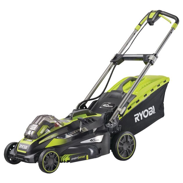 Ryobi Газонокосарка акумуляторна RLM36X41H-40 MAX POWER 36В акб 1х4Aч 40см 50л 20-70мм EasyEdge мульчування до 600 м.кв 18.5кг, фото , зображення 2 | SNABZHENIE.com.ua Ryobi Газонокосарка акумуляторна RLM36X41H-40 MAX POWER 36В акб 1х4Aч 40см 50л 20-70мм EasyEdge мульчування до 600 м.кв 18.5кг, фото , зображення 2 | SNABZHENIE.com.ua