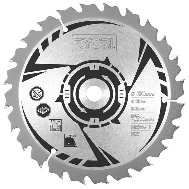 Ryobi Пила дискова RCS1600-PG, 190х24мм, 1600Вт, лазер, 3.7кг, фото , зображення 4 | SNABZHENIE.com.ua Ryobi Пила дискова RCS1600-PG, 190х24мм, 1600Вт, лазер, 3.7кг, фото , зображення 4 | SNABZHENIE.com.ua