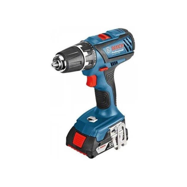 Bosch GSR 18-2-LI Plus аккумуляторный, 18В, 2х2Ач, ЗУ AL1820CV, кейс, + ящик Toolbox Pro, фото , изображение 2 | SNABZHENIE.com.ua