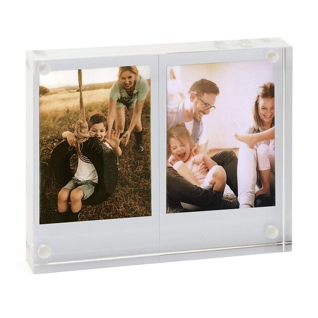 Fujifilm INSTAX MINI TWIN ACRYLIC PHOTO BLOCK TRANSPARENT, фото  | SNABZHENIE.com.ua