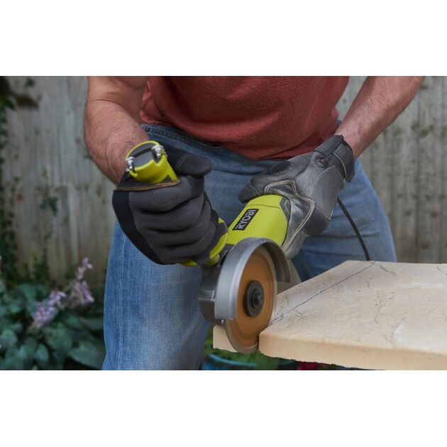 Ryobi Шліфмашина кутова RAG950-125S, 125мм, 950Вт, 12000 об / хв, 2.5кг, фото , зображення 4 | SNABZHENIE.com.ua Ryobi Шліфмашина кутова RAG950-125S, 125мм, 950Вт, 12000 об / хв, 2.5кг, фото , зображення 4 | SNABZHENIE.com.ua