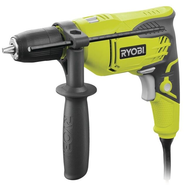 Ryobi Дриль ударний RPD500-G, 500 Вт, 13мм БЗП, 1.6кг, фото , изображение 3 | SNABZHENIE.com.ua