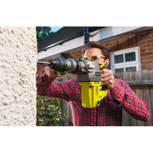 Ryobi Перфоратор RSDS800-K, 800Вт, бетон до 28мм, 2.95Дж, 4 режима, LED, 3.4кг, фото , зображення 4 | SNABZHENIE.com.ua Ryobi Перфоратор RSDS800-K, 800Вт, бетон до 28мм, 2.95Дж, 4 режима, LED, 3.4кг, фото , зображення 4 | SNABZHENIE.com.ua