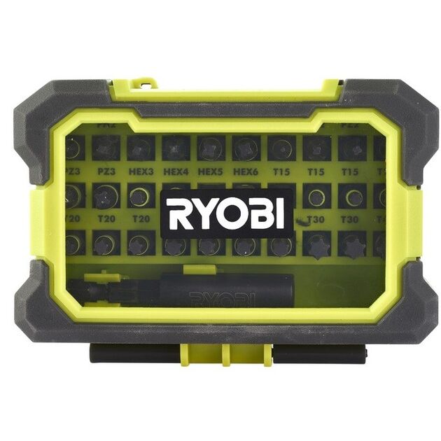 Ryobi Набір біт RAK31MSDI, 31 од., тримач 60мм, Torque, фото , зображення 2 | SNABZHENIE.com.ua Ryobi Набір біт RAK31MSDI, 31 од., тримач 60мм, Torque, фото , зображення 2 | SNABZHENIE.com.ua