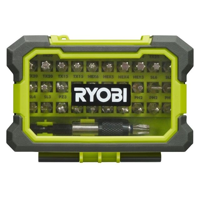 Ryobi Набір біт RAK32MSD, 32ед., швидкознімний тримач 60мм, фото  | SNABZHENIE.com.ua