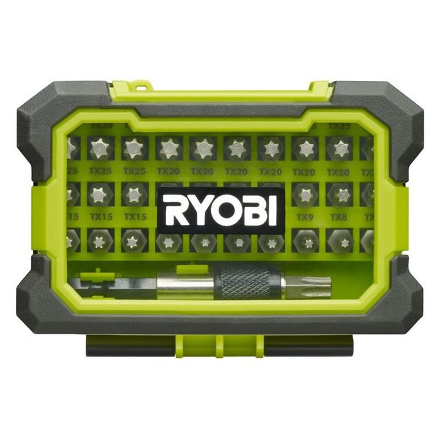 Ryobi Набір біт RAK32TSD Torx, 32ед., швидкознімний тримач 60мм, фото  | SNABZHENIE.com.ua