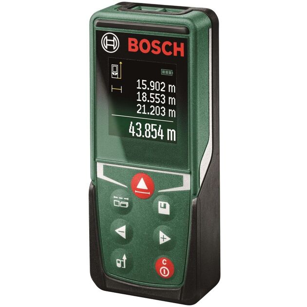 Лазерный дальномер Bosch Universal Distance 50 с чехлом (0603672800), фото , изображение 3 | SNABZHENIE.com.ua