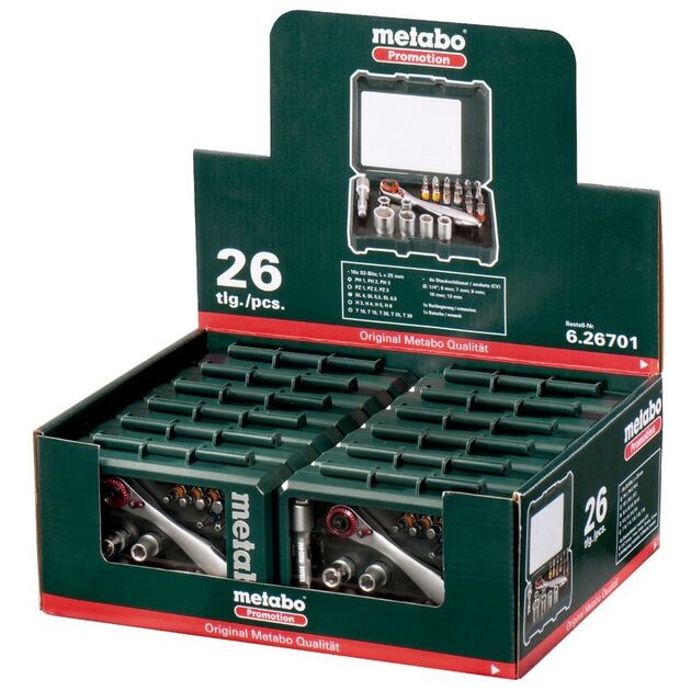 Metabo Набор бит и трещеток Promotion 26 шт., фото , изображение 3 | SNABZHENIE.com.ua Metabo Набор бит и трещеток Promotion 26 шт., фото , изображение 3 | SNABZHENIE.com.ua
