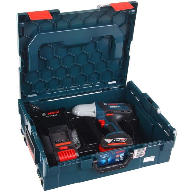 Bosch Гайковерт GDS 18 V-LI HT акумуляторний ударний, фото , изображение 7 | SNABZHENIE.com.ua