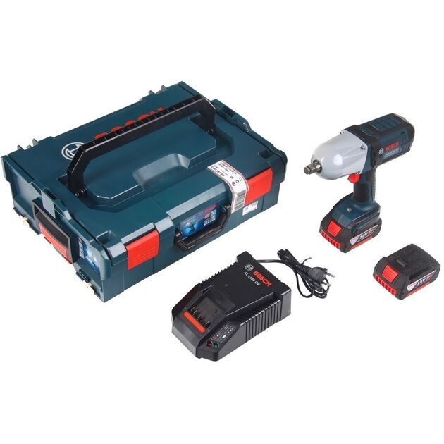 Bosch Гайковерт GDS 18 V-LI HT акумуляторний ударний, фото , изображение 6 | SNABZHENIE.com.ua