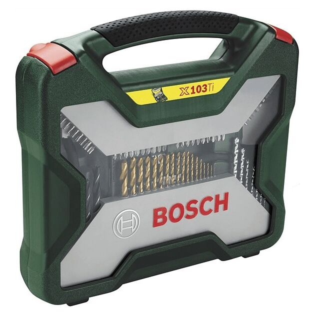 Bosch Набір інструменту X-LINE-103 TITANIUM, 103шт, фото , зображення 3 | SNABZHENIE.com.ua