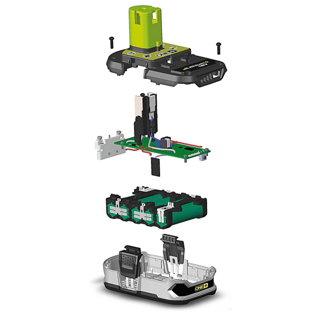 Ryobi Акумулятор ONE+ RB18L15 18В 1.5 А/г Lithium+, фото , зображення 4 | SNABZHENIE.com.ua Ryobi Акумулятор ONE+ RB18L15 18В 1.5 А/г Lithium+, фото , зображення 4 | SNABZHENIE.com.ua