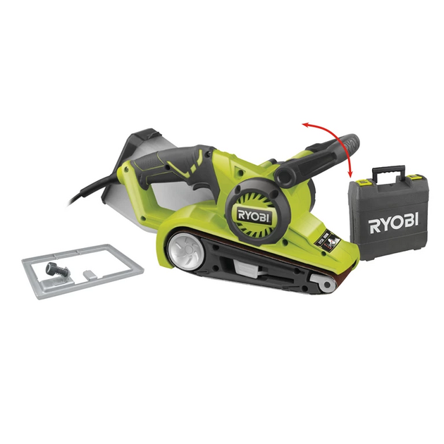 Ryobi Шліфмашина стрічкова EBS800V 800В, 76мм, рамочна, фото  | SNABZHENIE.com.ua