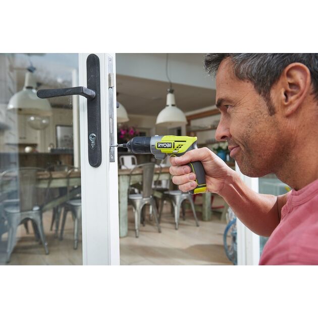 Ryobi Шурупокрут ERGO-A2, 4В, 1.5 Аг, 5Нм, набір біт+2насадки, фото , изображение 6 | SNABZHENIE.com.ua