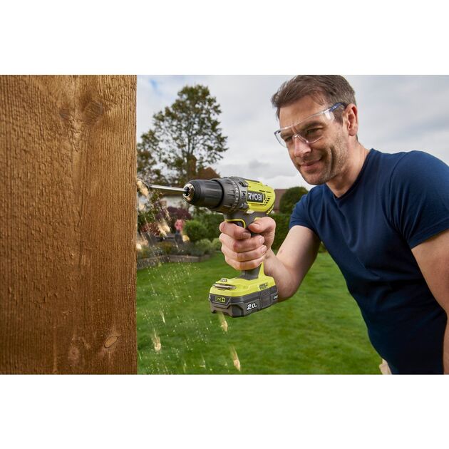 Ryobi Шуруповерт-дриль ONE+ R18PD3-220S 18В, ударний, 50Нм, 2-шв, 2х2.0 Аг,сумка, фото , изображение 7 | SNABZHENIE.com.ua