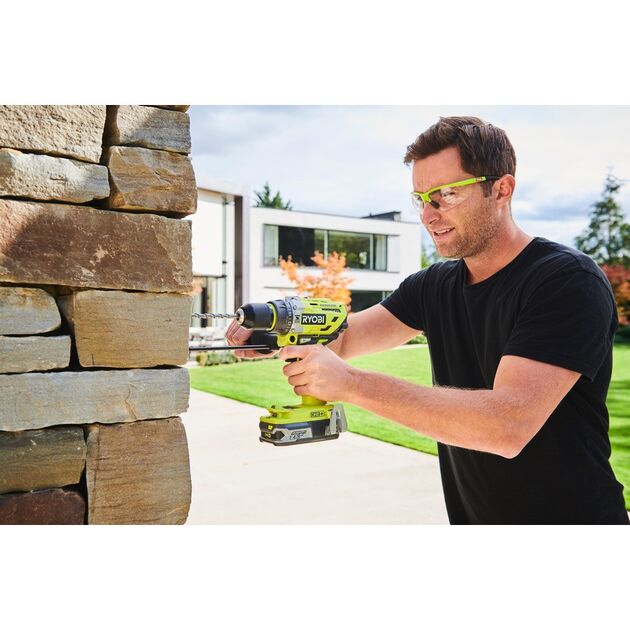Ryobi Шуруповерт-дриль ONE+ R18PD7-0, 18В, ударний, безщітковий 85Нм (без АКБ та ЗП), фото , изображение 5 | SNABZHENIE.com.ua