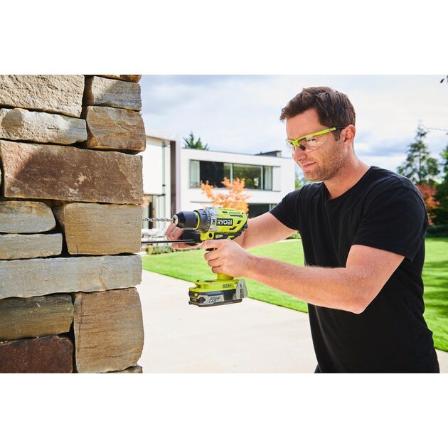 Ryobi Шуруповерт-дриль ONE+ R18PD7-0, 18В, ударний, безщітковий 85Нм (без АКБ та ЗП), фото , изображение 4 | SNABZHENIE.com.ua