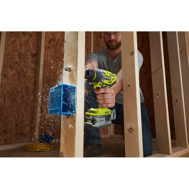 Ryobi Шуруповерт-дриль RONE+ R18PD7-220B, 18В, ударний, безщітковий, 85Нм, 2х2.0Ач, фото , изображение 10 | SNABZHENIE.com.ua