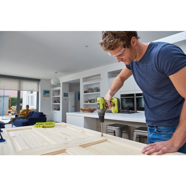 Ryobi Шуруповерт-дриль ONE + R18DD3-113S 18В, 2-скор., 1х1.3 А / ч, сумка, фото , изображение 4 | SNABZHENIE.com.ua