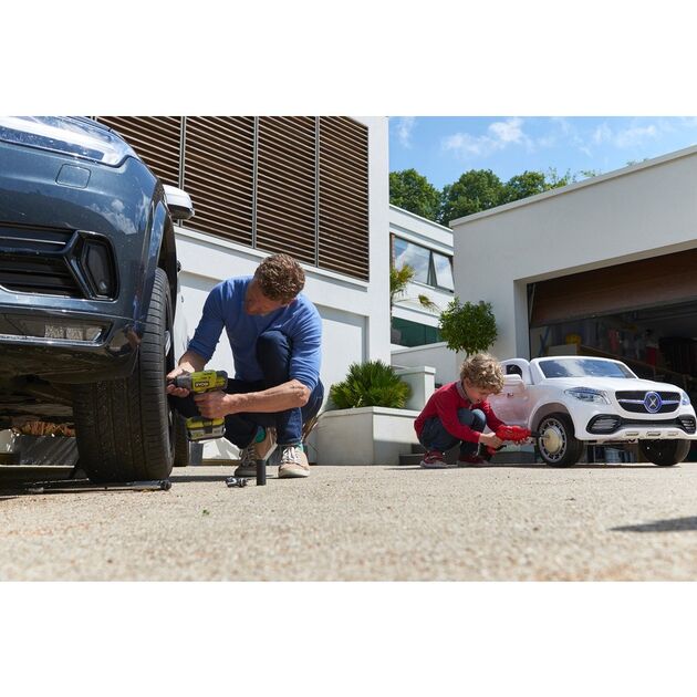 Ryobi Гайковерт ударний ONE + R18iW3-120S 18В, 1/2 '' 3-х скорост., 1x2.0 а / ч, фото , изображение 7 | SNABZHENIE.com.ua