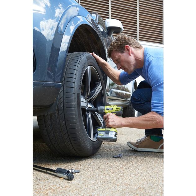 Ryobi Гайковерт ударний ONE + R18iW3-120S 18В, 1/2 '' 3-х скорост., 1x2.0 а / ч, фото , изображение 6 | SNABZHENIE.com.ua