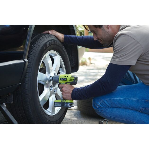 Ryobi Гайковерт ударний ONE + R18iW3-120S 18В, 1/2 '' 3-х скорост., 1x2.0 а / ч, фото , изображение 5 | SNABZHENIE.com.ua