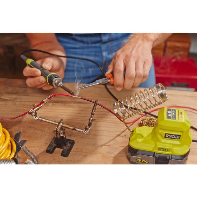 Ryobi Паяльник ONE+ R18SOI-0 18В, 480° (без АКБ та ЗП), фото , изображение 9 | SNABZHENIE.com.ua Ryobi Паяльник ONE+ R18SOI-0 18В, 480° (без АКБ та ЗП), фото , изображение 9 | SNABZHENIE.com.ua