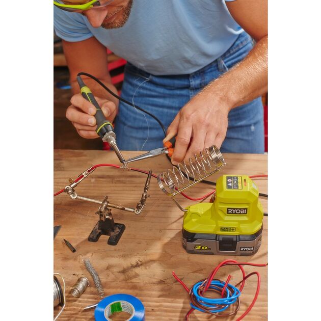 Ryobi Паяльник ONE+ R18SOI-0 18В, 480° (без АКБ та ЗП), фото , изображение 8 | SNABZHENIE.com.ua Ryobi Паяльник ONE+ R18SOI-0 18В, 480° (без АКБ та ЗП), фото , изображение 8 | SNABZHENIE.com.ua