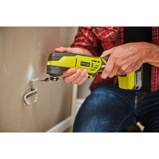 Ryobi Багатофункціональний інструмент ONE + R18MT3-0 18В, 10000-20000 дв / хв (без АКБ і ЗУ), фото , зображення 6 | SNABZHENIE.com.ua Ryobi Багатофункціональний інструмент ONE + R18MT3-0 18В, 10000-20000 дв / хв (без АКБ і ЗУ), фото , зображення 6 | SNABZHENIE.com.ua