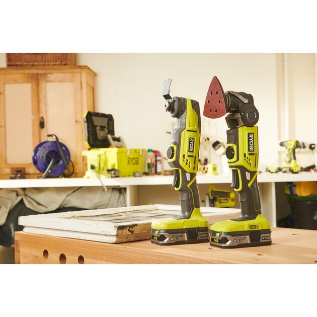 Ryobi Багатофункціональний інструмент ONE + R18MT3-0 18В, 10000-20000 дв / хв (без АКБ і ЗУ), фото , зображення 3 | SNABZHENIE.com.ua Ryobi Багатофункціональний інструмент ONE + R18MT3-0 18В, 10000-20000 дв / хв (без АКБ і ЗУ), фото , зображення 3 | SNABZHENIE.com.ua
