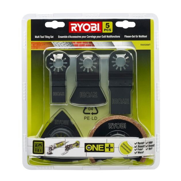Ryobi Набір лез для багатофункціонального інструменту RAK05MT, фото  | SNABZHENIE.com.ua