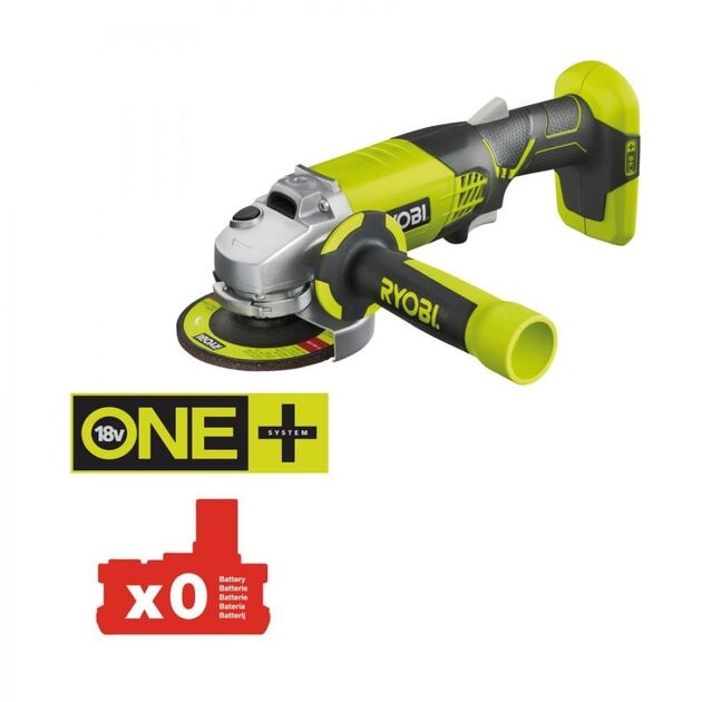 Ryobi Набір інструментів ONE+ R18DDAG-252S: шуруповерт R18DD3, КШМ R18AG, фото , изображение 4 | SNABZHENIE.com.ua