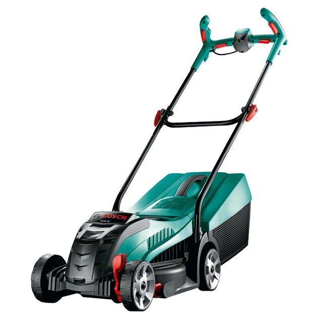Bosch Газонокосарка акумуляторна ROTAK 32, 32см, 36В, 1х4Аг, 31л, 20-60mm, фото  | SNABZHENIE.com.ua