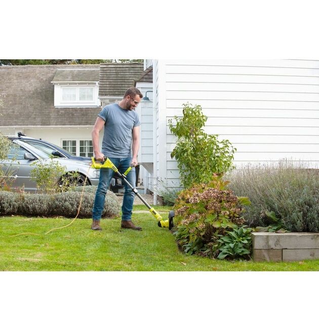 Ryobi Тример Ryobi ONE+ Hybrid RLT1831H25F 18В/220В 1х2.5А/г, ширина скошування 25/30см, фото , зображення 4 | SNABZHENIE.com.ua Ryobi Тример Ryobi ONE+ Hybrid RLT1831H25F 18В/220В 1х2.5А/г, ширина скошування 25/30см, фото , зображення 4 | SNABZHENIE.com.ua