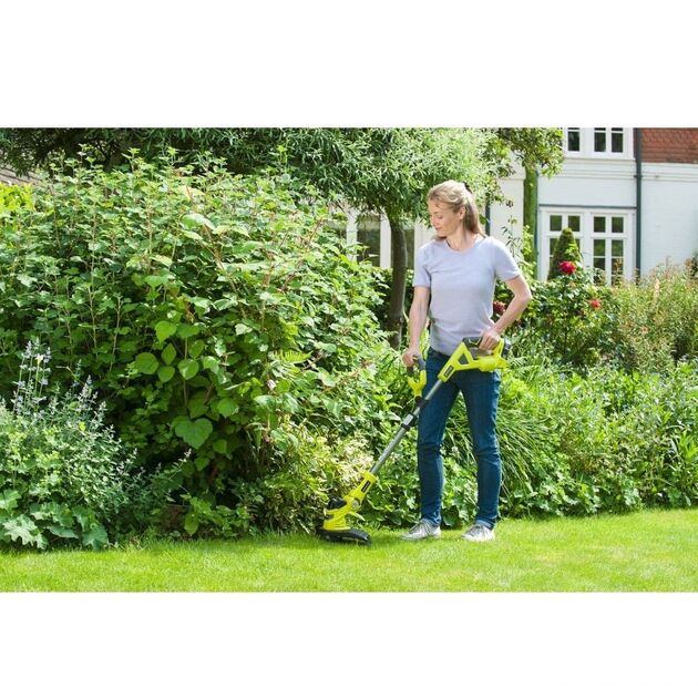 Ryobi Тример Ryobi ONE+ Hybrid RLT1831H25F 18В/220В 1х2.5А/г, ширина скошування 25/30см, фото , зображення 5 | SNABZHENIE.com.ua Ryobi Тример Ryobi ONE+ Hybrid RLT1831H25F 18В/220В 1х2.5А/г, ширина скошування 25/30см, фото , зображення 5 | SNABZHENIE.com.ua