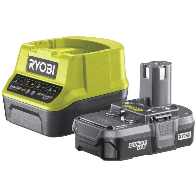 Ryobi Набір акумулятора та зарядного пристрою ONE+ RC18120-113 18В 1х1.3А·год ЗП 2А, фото  | SNABZHENIE.com.ua