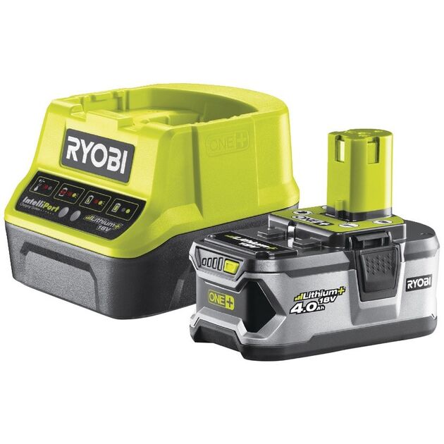 Ryobi Набір акумулятора та зарядного пристрою ONE+ RC18120-140 18В 1х4А·год ЗП 2А, фото  | SNABZHENIE.com.ua